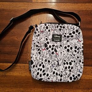 Disney Loumgefly 101 Dalmations Passport Bag Crossbody